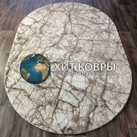 Турецкий ковер VEIVET 25226 Коричневый овал
